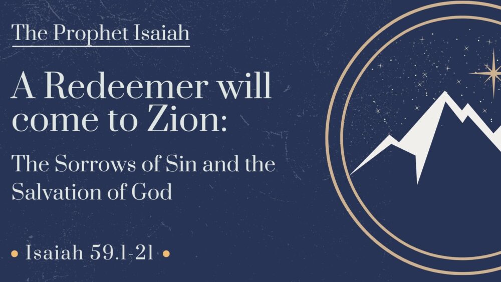 A Redeemer Will Come to Zion Image