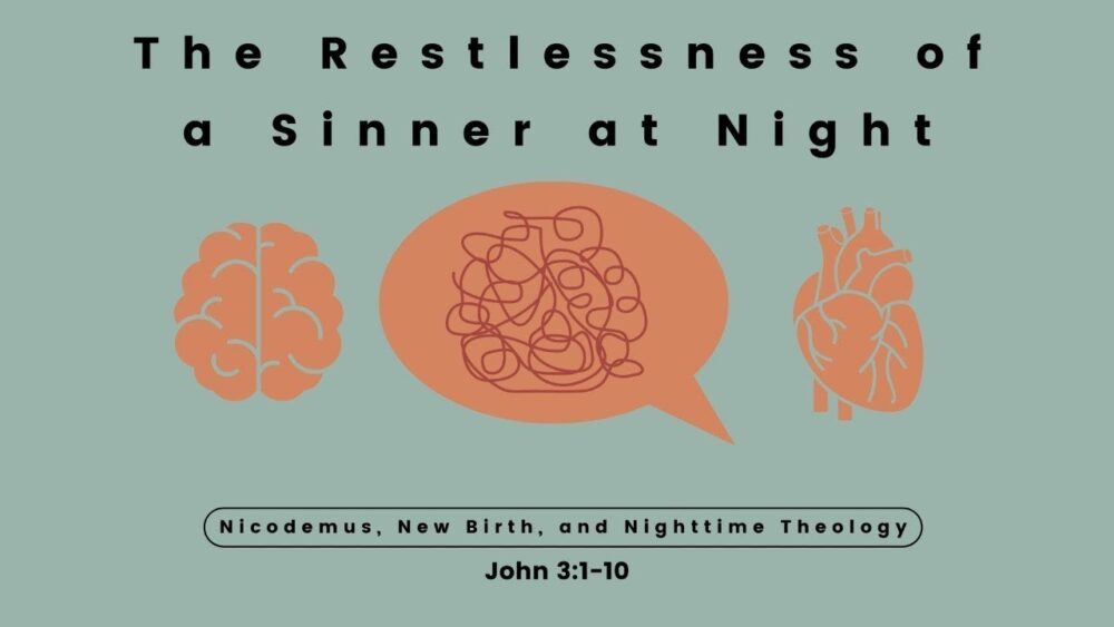 The Restlessness of a Sinner at Night: Nicodemus, New Birth and Nighttime Theology / John 3:1-10 Image